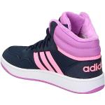 Zapatillas lila de goma de baloncesto rebajadas informales adidas Hoops talla 39,5 infantiles 