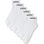 adidas Linear Cushioned 3 Pairs, Calcetines tobilleros Unisex niños, Blanco (White/Black), 28-30 EU