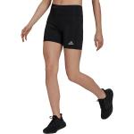Shorts negros de poliester de running rebajados adidas talla XL de materiales sostenibles para mujer 
