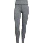 Pantalones grises de poliester de cintura alta rebajados adidas talla XS de materiales sostenibles para mujer 
