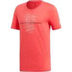 Camisetas rojas de poliester de tenis rebajadas adidas talla S de materiales sostenibles para hombre 