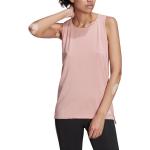 Camisetas deportivas lila de poliester rebajadas transpirables adidas talla S de materiales sostenibles para mujer 