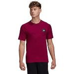 Camisetas deportivas de algodón con cuello redondo transpirables de punto adidas talla XS para hombre 