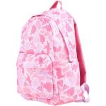 Mochilas escolares rosas de poliester con bolsillos exteriores con logo adidas de materiales sostenibles infantiles 