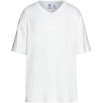 Camisetas blancas de algodón de manga corta manga corta con cuello redondo con logo adidas Originals talla XS para hombre 
