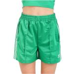 Shorts verdes rebajados de primavera adidas Originals talla L para mujer 