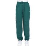 Pantalones deportivos verdes rebajados de verano informales con logo adidas Originals talla L para mujer 