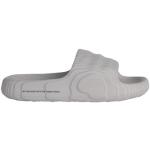 Sandalias grises de goma de tacón con logo adidas Originals talla 40,5 