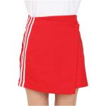 Faldas cortas rojas de algodón rebajadas de verano Clásico adidas Originals talla S para mujer 