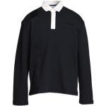 Camisetas negras de algodón de rugby manga larga con logo adidas Originals talla M para hombre 