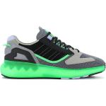 Zapatillas grises de goma de tenis adidas ZX 5K Boost para hombre 