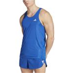 Camisetas azules de poliester de running rebajadas con cuello redondo adidas Own The Run talla XL de materiales sostenibles para hombre 
