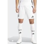 Pantalones blancos de poliester de Fútbol transpirables adidas de materiales sostenibles 
