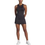 Vestidos negros de poliester de tenis rebajados con cuello redondo de punto adidas talla M de materiales sostenibles para mujer 