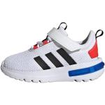 adidas Racer Tr23 Shoes Kids, Zapatillas Unisex bebé, Ftwr White Core Black Bright Red, 26 EU