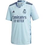 Adidas Real Madrid Temporada 2020/21 Camiseta Primera Equipación Portero Oficial, Niño, Azul, 7/8 años