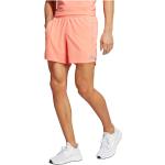 Shorts rosas de poliester de running rebajados con logo adidas talla XL de materiales sostenibles para hombre 