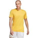 Camisetas amarillas de poliester rebajadas adidas Run It talla XS de materiales sostenibles para hombre 