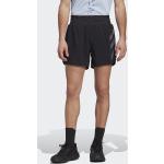 Shorts negros de poliester de running transpirables adidas Terrex Agravic de materiales sostenibles para hombre 