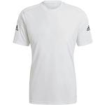 adidas Squadra 21, Camiseta de mangas corta Hombre, White/White/Black, S