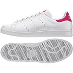adidas Stan Smith J, Zapatillas Bajas, Unisex niños,Footwear White Bold Pink 0, 36 2/3 EU