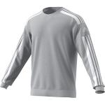 Camisetas grises de cuello redondo rebajadas manga larga con cuello redondo con capucha adidas Squadra talla XL para hombre 