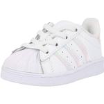 Sneakers blancos de goma con velcro rebajados con velcro informales adidas Superstar talla 22 para mujer 