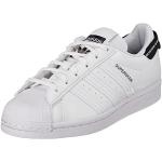 Zapatillas blancas de goma de piel informales adidas Superstar talla 35,5 infantiles 
