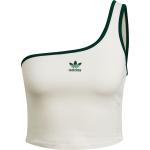 Camisetas deportivas blancas de algodón rebajadas sin hombros adidas asimétrico talla XXL para mujer 
