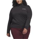 Adidas Terrex Multi Light Fleece Plus Size Full Zip Fleece Negro 2X Mujer