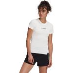 Shorts blancos de poliester de running rebajados con cuello redondo adidas Terrex Agravic talla M de materiales sostenibles para mujer 