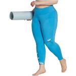 Leggings azules de poliester rebajados tallas grandes adidas de materiales sostenibles para mujer 