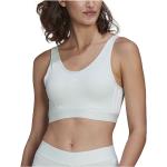 Adidas Top Essentials 3 Bandas Con Copas Extraibles Sleeveless T-shirt Blanco XS Mujer