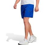 Pantalones cortos deportivos azules de poliester rebajados adidas Woven talla S de materiales sostenibles para hombre 