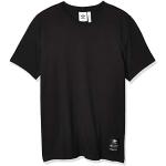 Camisetas deportivas negras manga corta con logo adidas Trefoil talla S para hombre 
