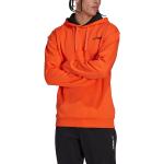 Sudaderas deportivas naranja de poliester rebajadas con logo adidas talla XL de materiales sostenibles para hombre 