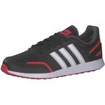 adidas VS Switch 3 Lifestyle Running Lace Shoes, Zapatillas, Core Black/FTWR White/Vivid Red, 39 1/3 EU