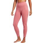 Leggings deportivos rosas de poliester rebajados entrelazados adidas talla M de materiales sostenibles para mujer 