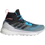 Botas azules de sintético con cordones  rebajadas adidas Terrex Free Hiker talla 39,5 para mujer 
