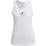 Camisetas deportivas blancas de algodón adidas Aeroready talla L de materiales sostenibles para mujer 