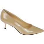 Zapatos beige de goma de tacón rebajados de punta puntiaguda con tacón de 5 a 7cm Attilio Giusti Leombruni talla 36 para mujer 