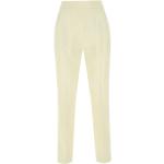 Pantalones chinos blancos de viscosa rebajados Agnona talla M para mujer 