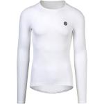 Camisas blancas de poliamida rebajadas de invierno AGU talla XS para hombre 