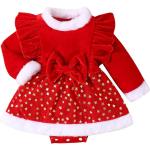 Vestidos rojos de algodón de fiesta infantiles a cuadros con lentejuelas para bebé 