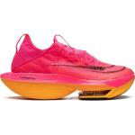 Zapatillas rosas de goma con cordones con cordones con logo Nike Zoom Alphafly para mujer 
