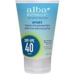 Protectores solares hipoalergénicos con vitamina A con factor 40 para deporte de 40 ml Alba botanica 