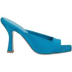 Sandalias azules de cuero de tacón Aldo Castagna talla 40 para mujer 