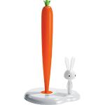 Alessi Bunny & Carrot Portarrollos de Cocina, Blanco, estándar