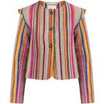 Chaquetas multicolor de mezcla de algodón de traje  étnicas con rayas talla M para mujer 
