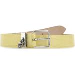 Cinturones amarillos de cuero de cuero  rebajados largo 85 Alexander McQueen talla L para mujer 